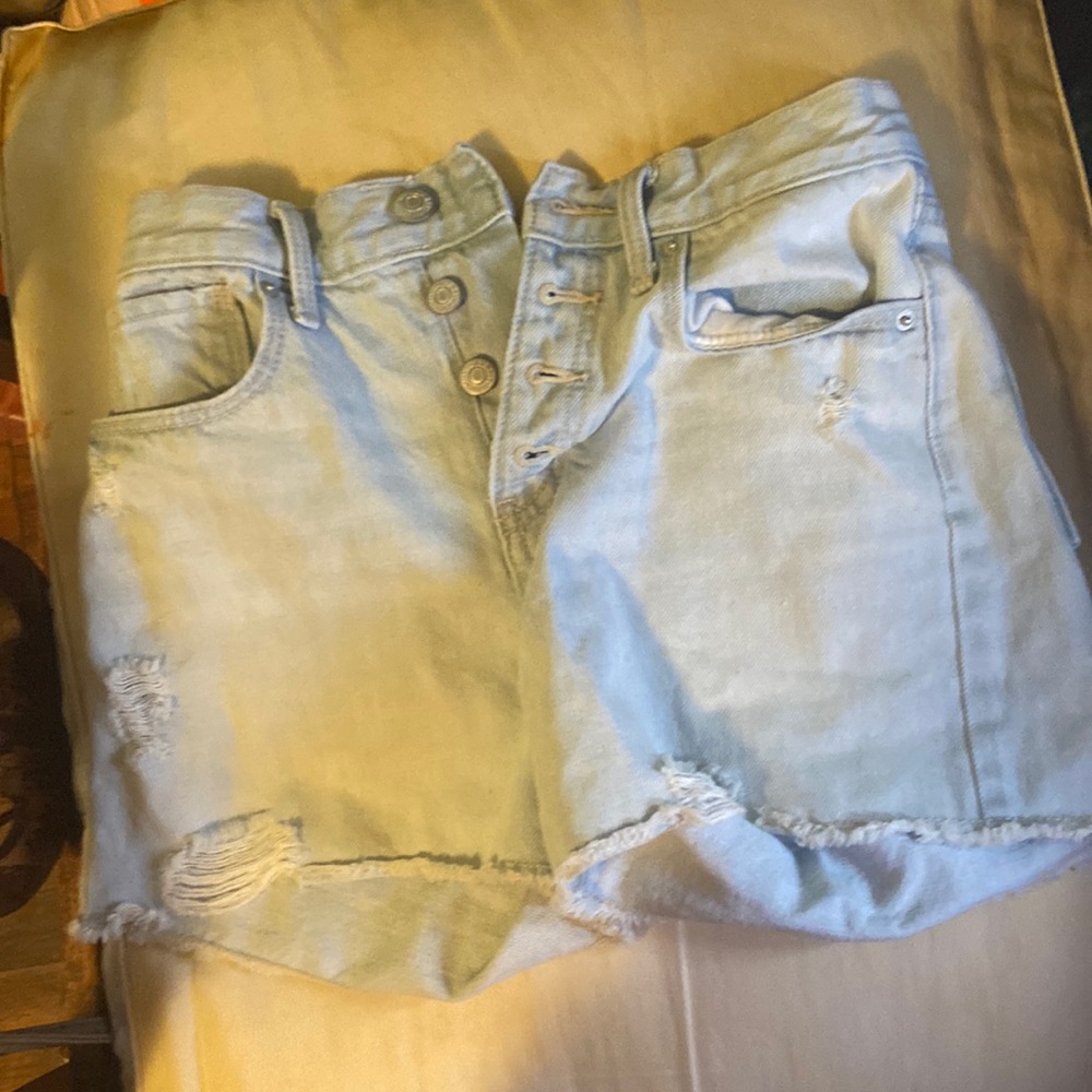 Denim shorts